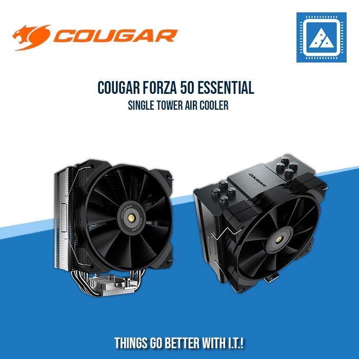 COUGAR FORZA 50 ESSENTIAL SINGLE TOWER AIR COOLER COUGAR FORZA 50 ESSENTIAL SINGLE TOWER AIR COOLER